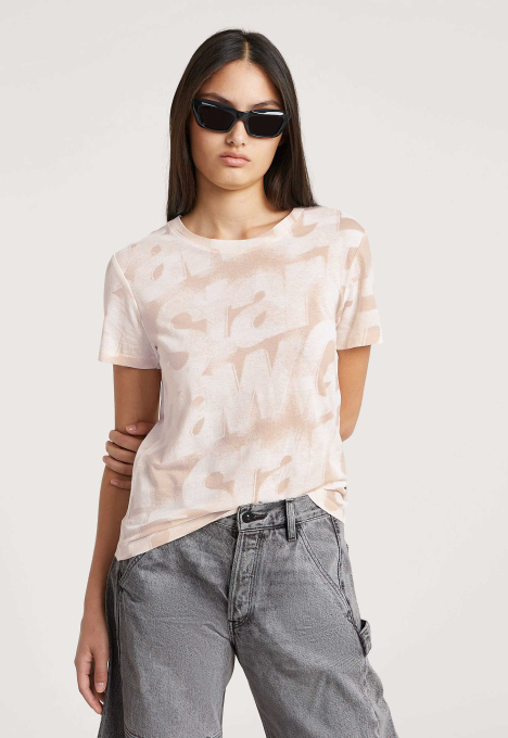 Sprayed Letters T-Shirt 