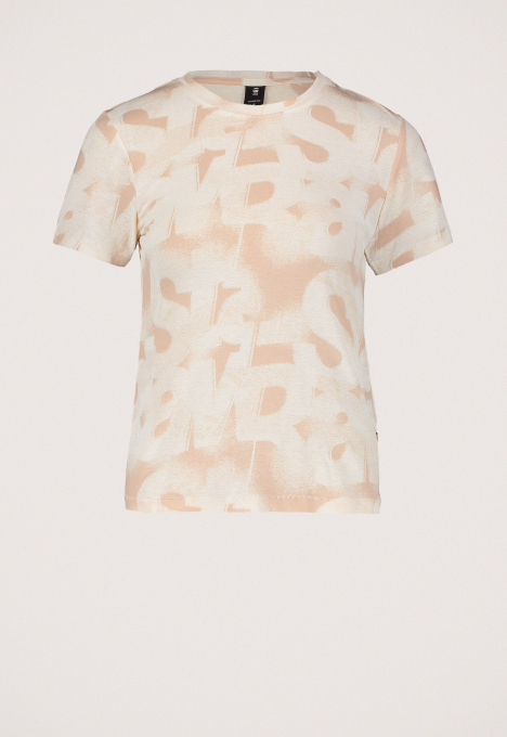 Sprayed Letters T-Shirt 