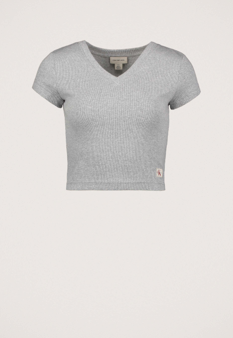A-woven Label T-shirt