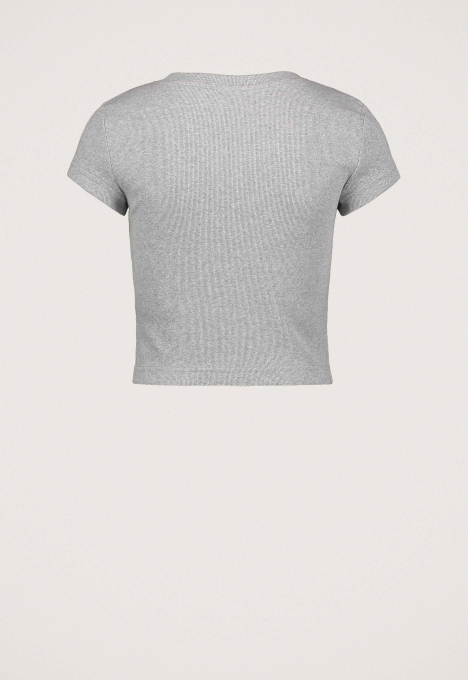 A-woven Label T-shirt