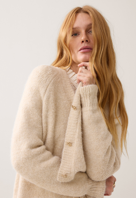 Cardigan Cozy Lurex Vest