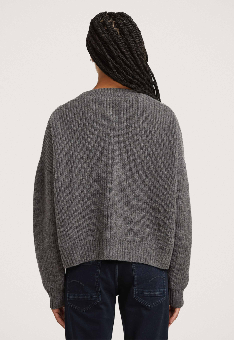 Cable Cropped Knit Vest