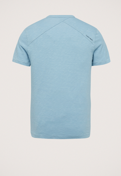 R-neck Co Slub T-shirt 