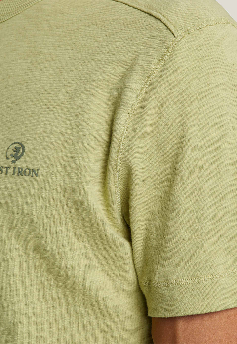 R-neck Co Slub T-shirt 