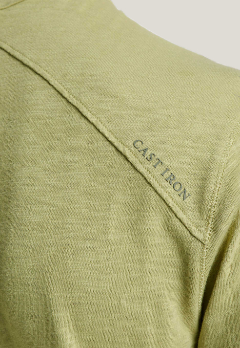 R-neck Co Slub T-shirt 