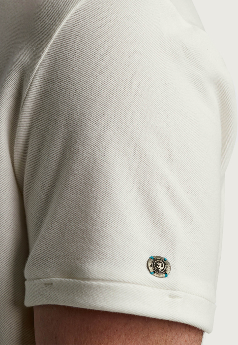 R-neck Regular Fit Co Twill T-shirt 