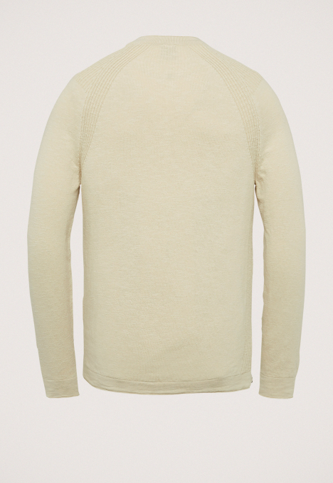 Crewneck Linen Slub Trui