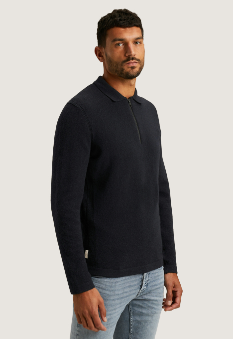 Wool Blend Poloshirt