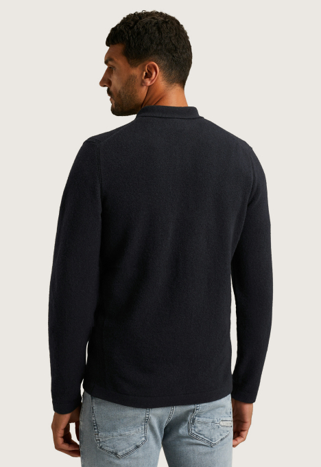 Wool Blend Poloshirt