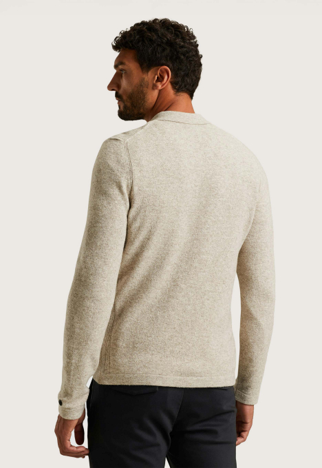 Wool Blend Zip Jacket