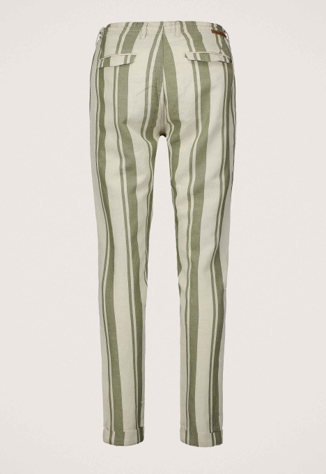 Linen Stripe Chino