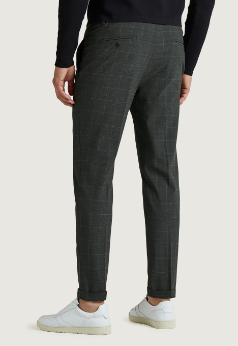 Refined Wood Check Chino 