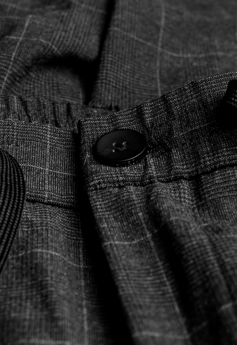Refined Wood Check Chino 