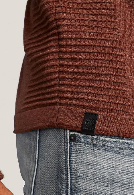 Heather Plated Crewneck Trui