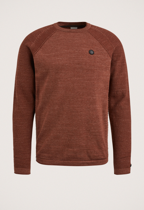 Heather Plated Crewneck Trui