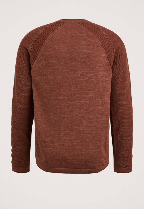 Heather Plated Crewneck Trui