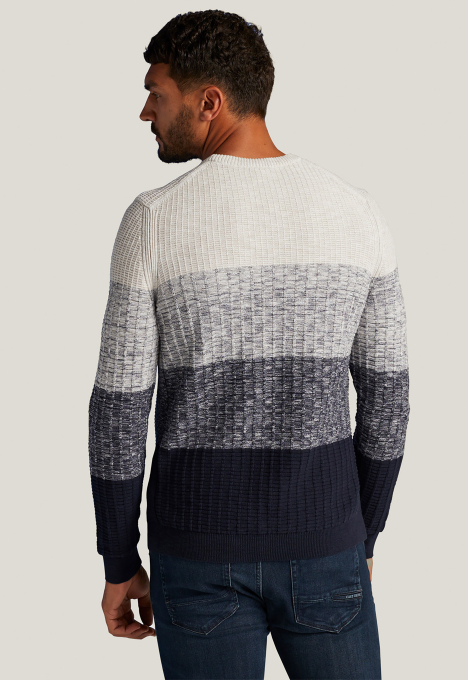 Casual Stripe Crewneck Trui