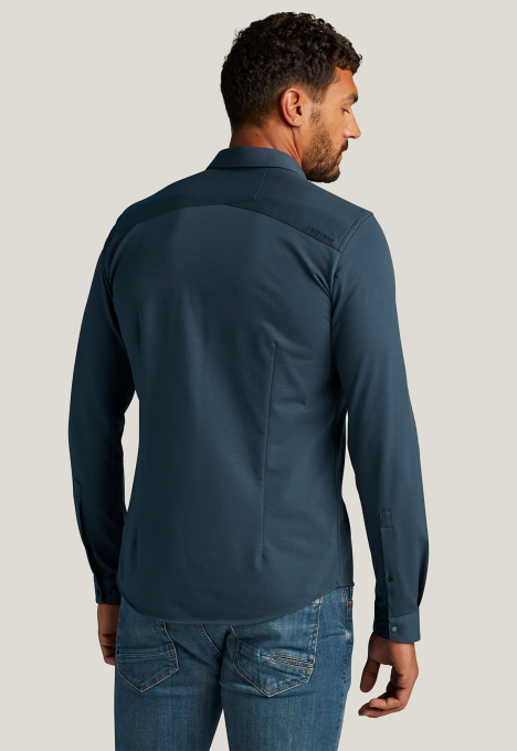 Twill Jersey Two Tone Overhemd