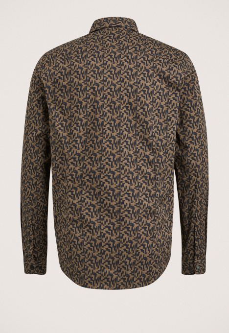 Print On Poplin Stretch Overhemd