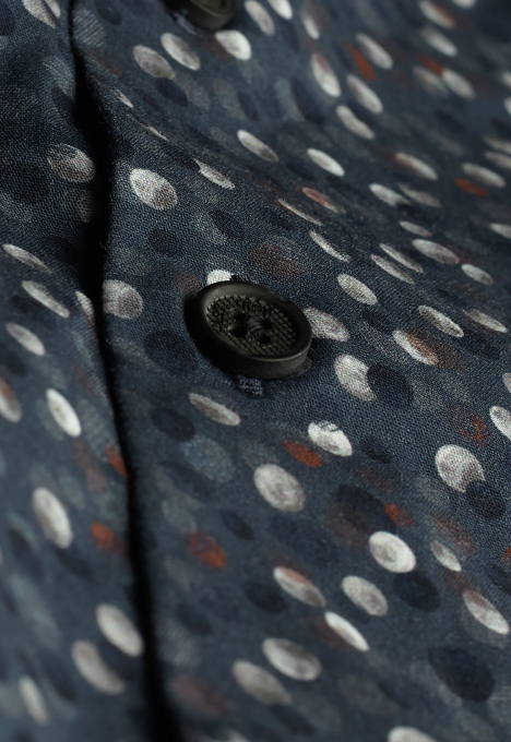 Print On Poplin Stretch Overhemd