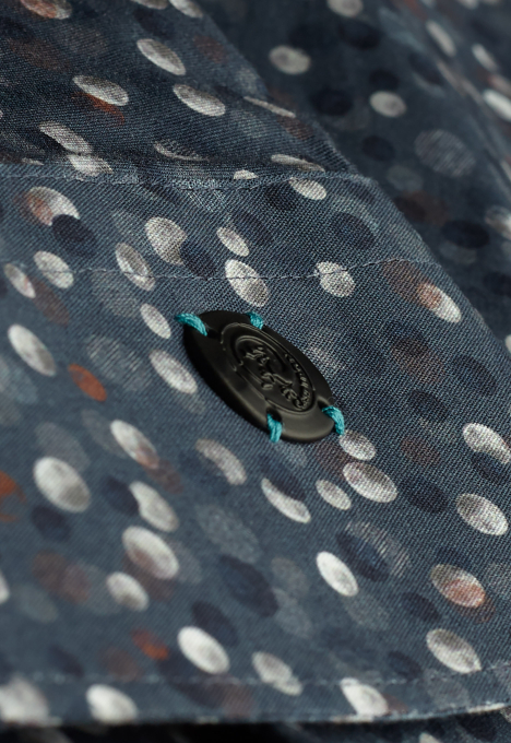 Print On Poplin Stretch Overhemd