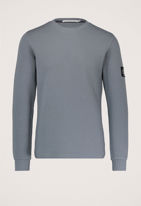 Monologo Badge Waffle Sweater