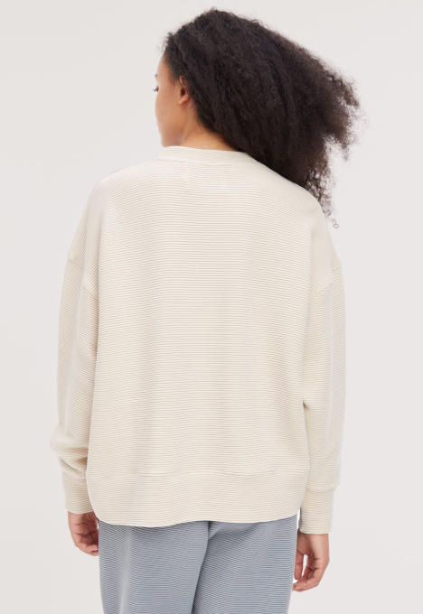 Tab Ottoman Crew Neck Sweater 