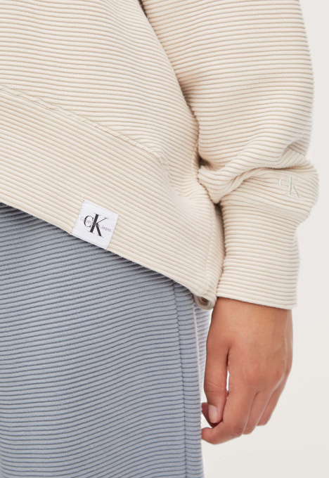 Tab Ottoman Crew Neck Sweater 