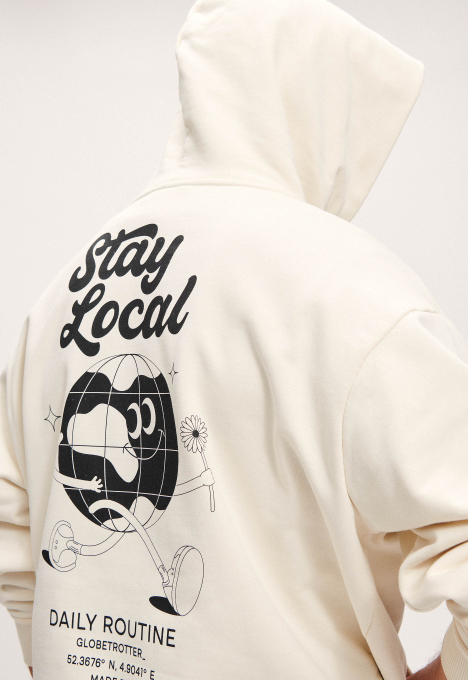 Stay Local Relaxed Hoodie 