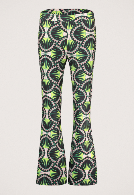 Graphic Peached Extra Flare Broek