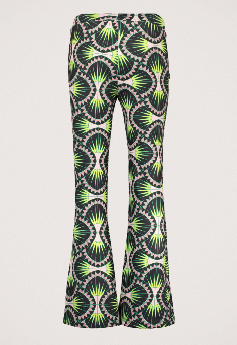 Graphic Peached Extra Flare Broek