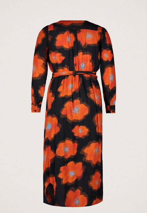 Lola Painted Wrap Flower Jurk