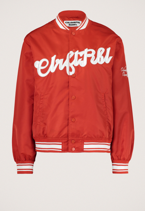 Felicia Patch Satin Bomber Jack