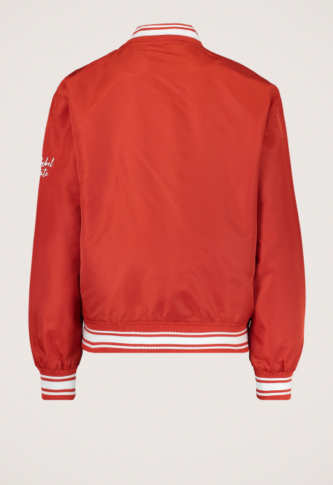 Felicia Patch Satin Bomber Jack