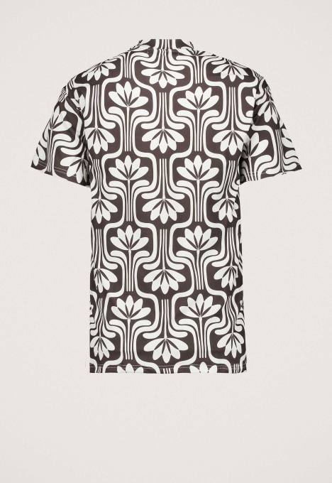 Retro Flower Peach T-shirt