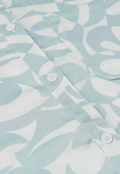 Olet Swirl Satin Blouse 