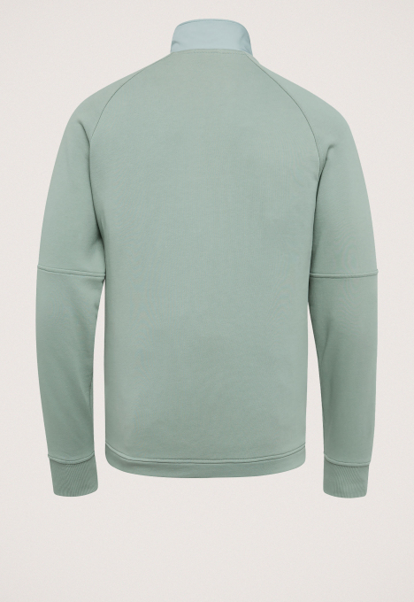 Terry Half Zip Sweat