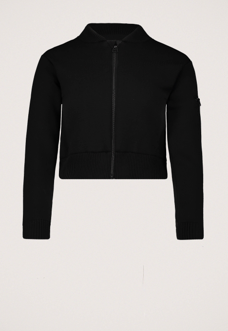 Moto Bomber Knit Vest