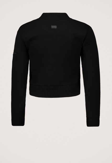 Moto Bomber Knit Vest