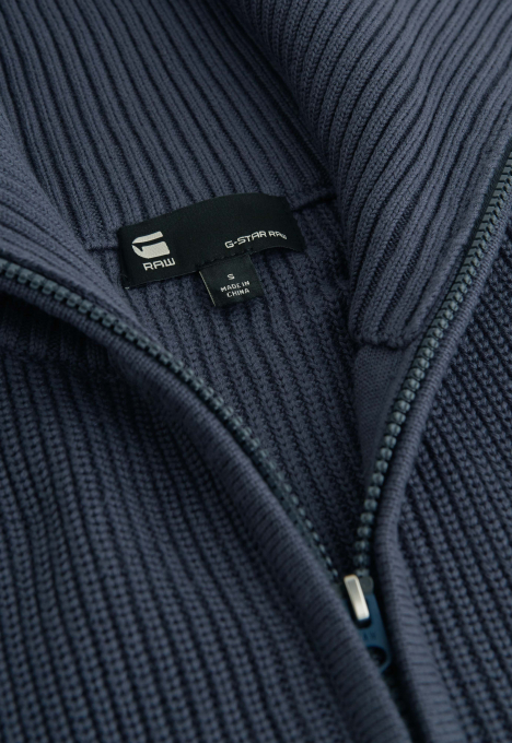 Gebreid Mouwloos Zip Thru Vest