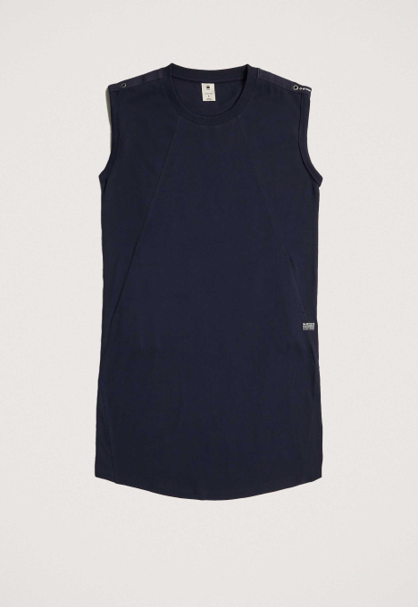 Seam Detail Loose Jurk
