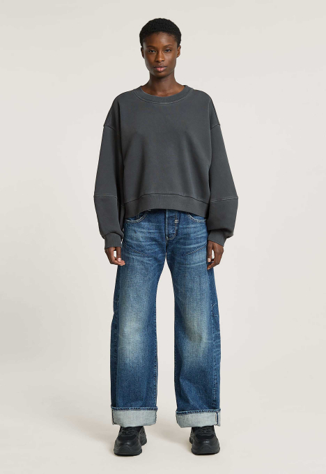 Overdyed Big Sleeve Oversized Sweater