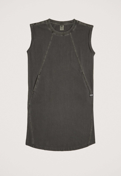 Seam Detail Overdyed Loose Jurk