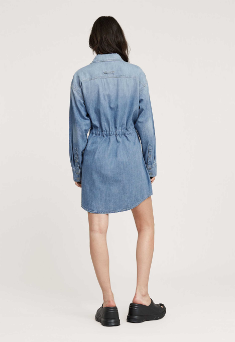 Relaxed Drawcord Jurk