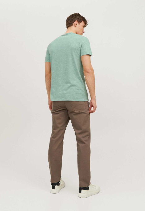 Split Neck T-shirt 