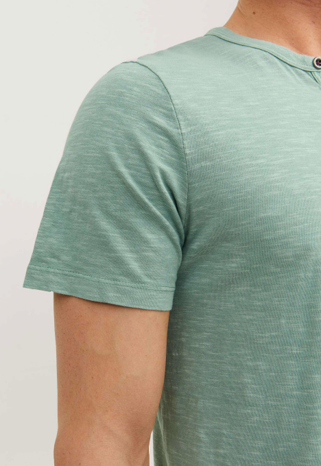 Split Neck T-shirt 
