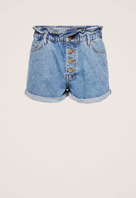 Onlcuba Paperbag Denim Short