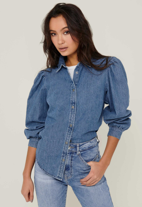 Only denim blouse online