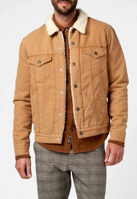Sherpa Trucker Denim Jack