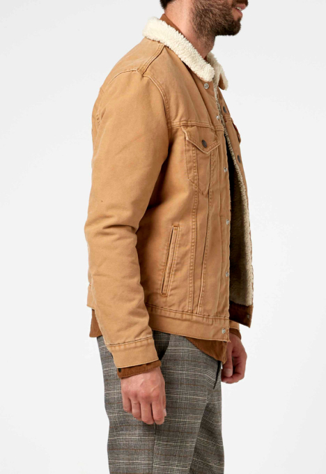 Sherpa Trucker Denim Jack